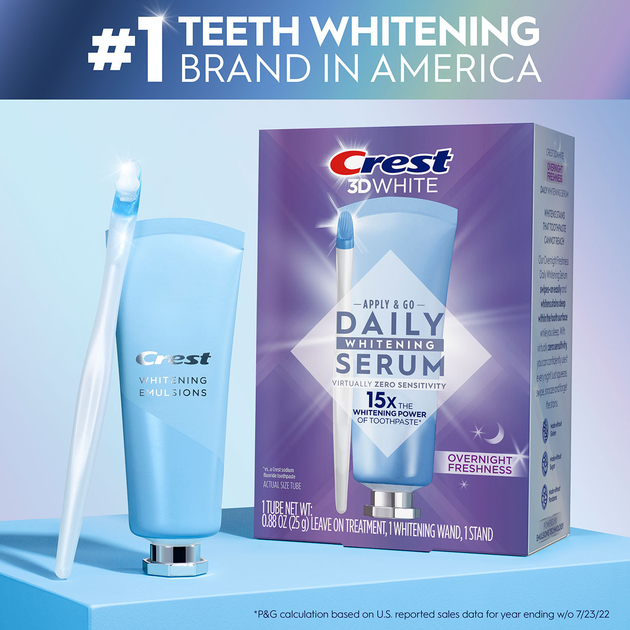 Oral-B 3DWhite Daily Whitening Serum Overnight Freshness Kiegészítők Kék | HU_OB89526