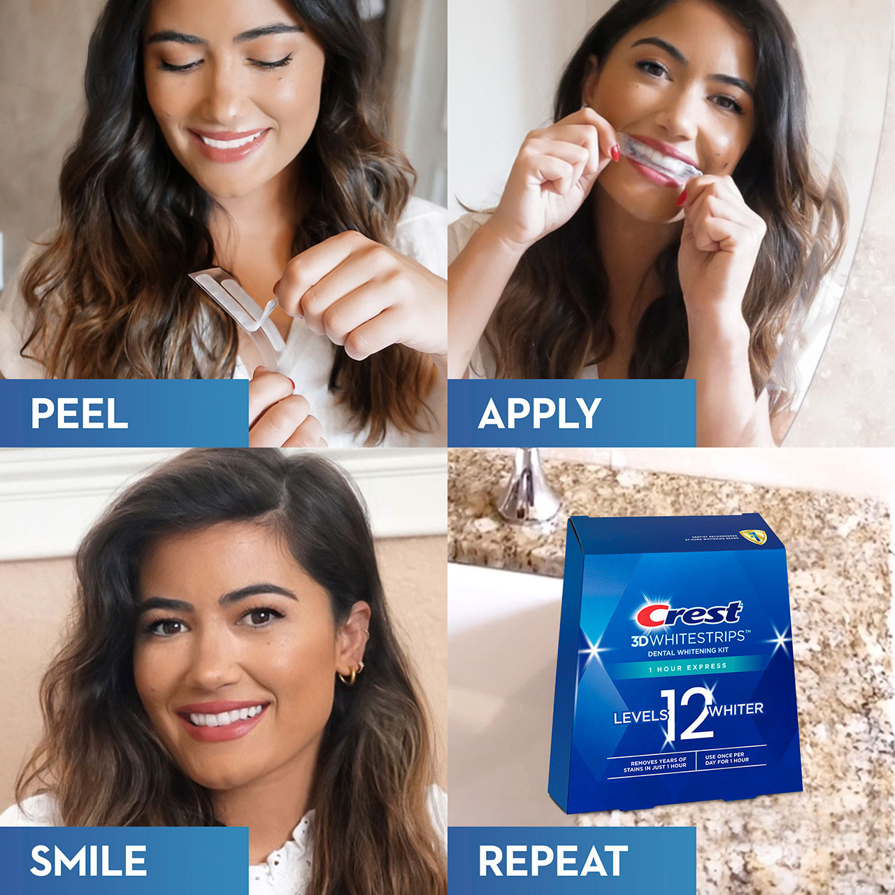 Oral-B 3DWhitestrips 1 Hour Express Kiegészítők Kék | HU_OB71650