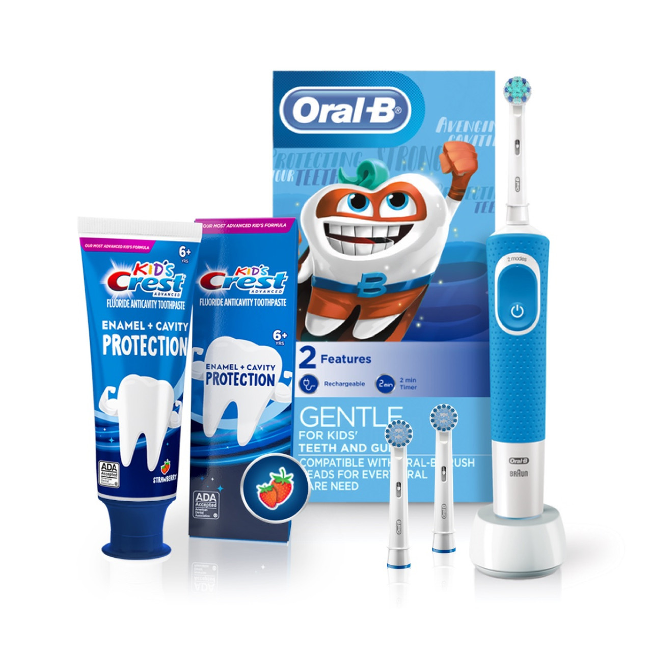 Oral-B Advanced Cavity Protection Kids Csomagok Kék | HU_OB48937