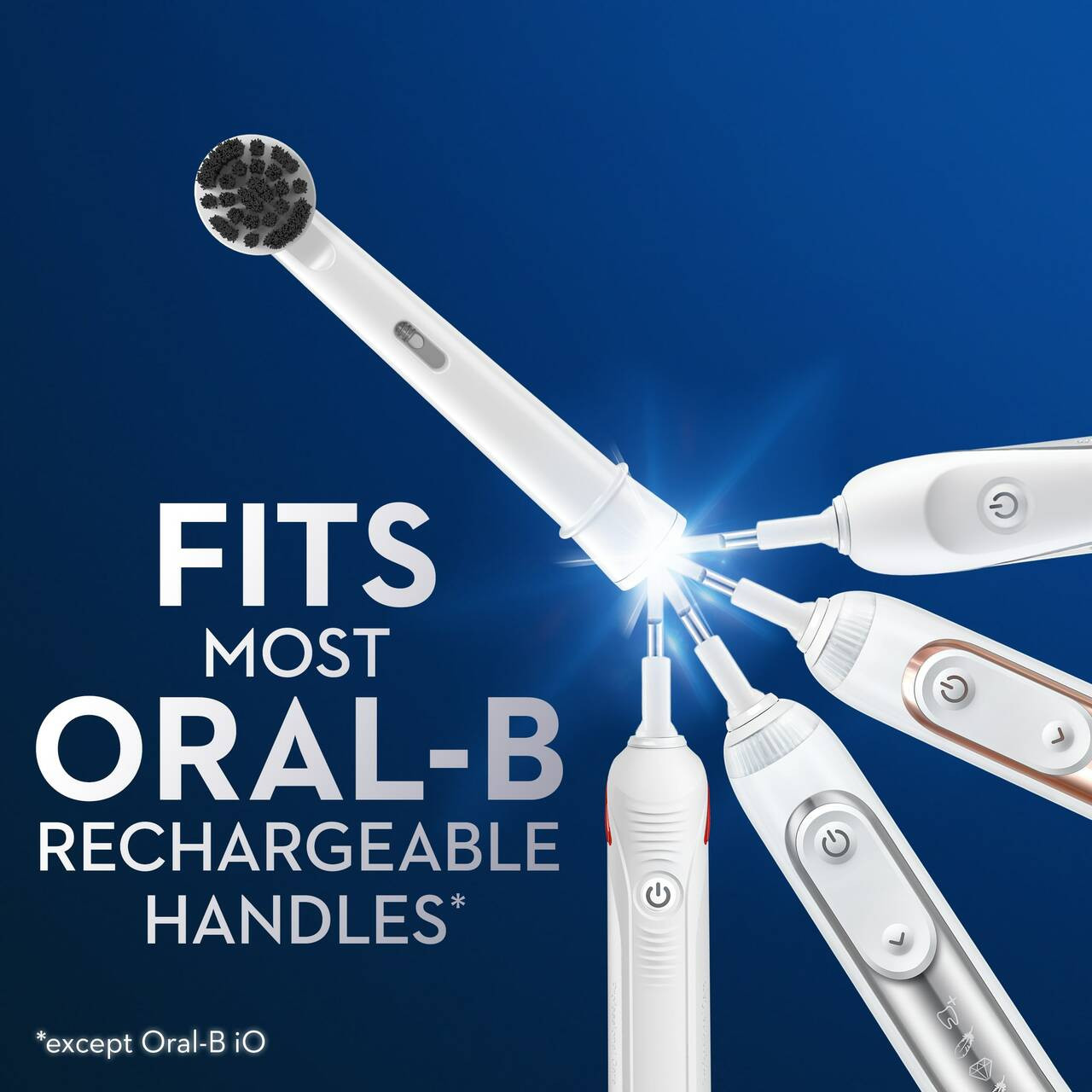 Oral-B Charcoal bristles Egyebek Brush Heads Szürke | HU_OB29572