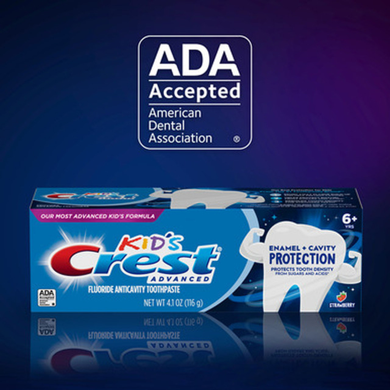 Oral-B Crest Enamel + Cavity Protection Csere kefefejek Kék | HU_OB72250