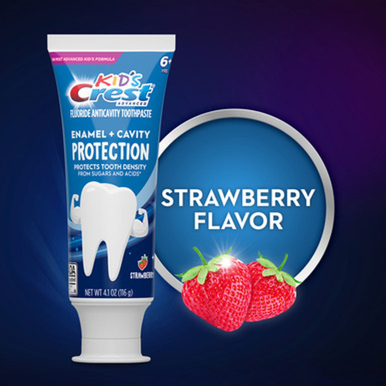 Oral-B Crest Enamel + Cavity Protection Csere kefefejek Kék | HU_OB72250