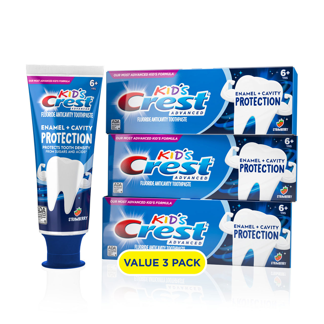 Oral-B Crest Enamel + Cavity Protection Csere kefefejek Kék | HU_OB72250