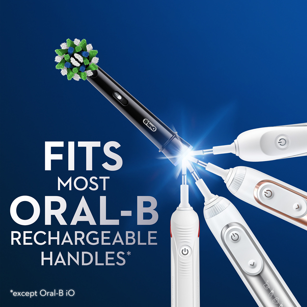 Oral-B CrossAction Egyebek Brush Heads Fekete | HU_OB19493