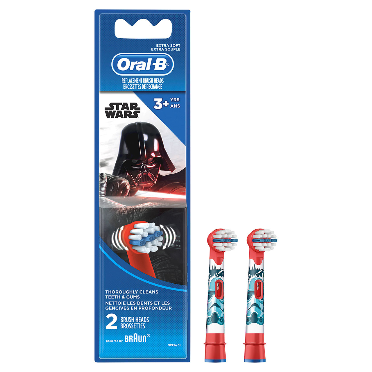 Oral-B Extra Soft Replacement STAR WARS Csere kefefejek Piros | HU_OB34073