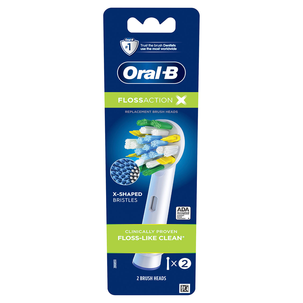 Oral-B FlossAction X-Filament Egyebek Brush Heads Fehér | HU_OB48585