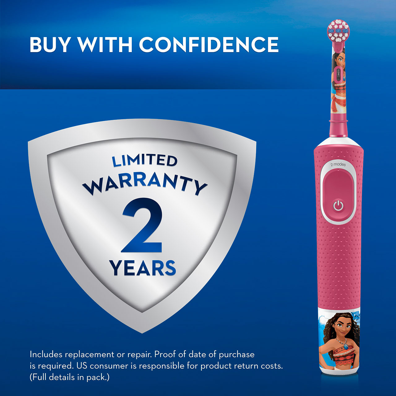 Oral-B Kids Princess Moana Csomagok Piros | HU_OB40660