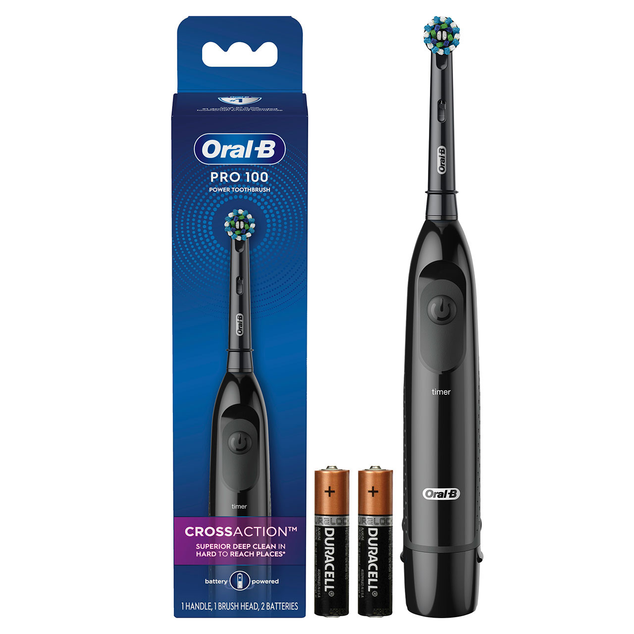 Oral-B Pro 100 Crossaction Pro sorozat Fekete | HU_OB90891