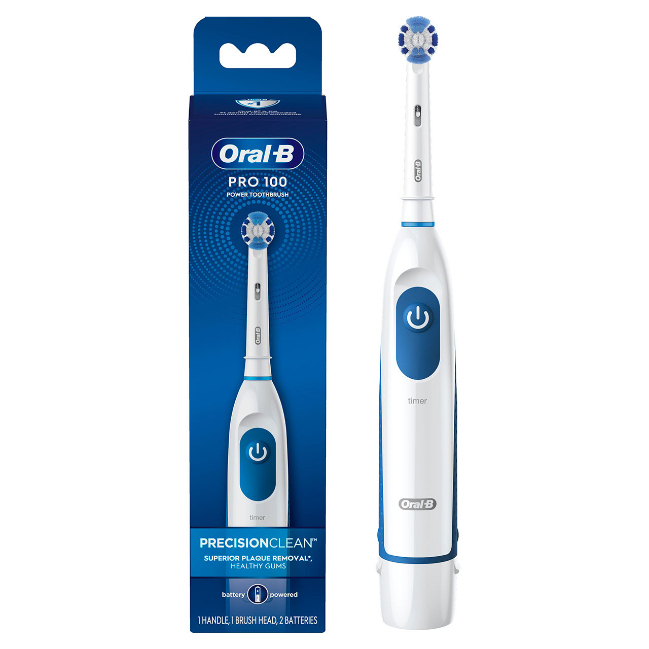 Oral-B Pro 100 Precision Clean Pro sorozat Fehér Kék | HU_OB19154