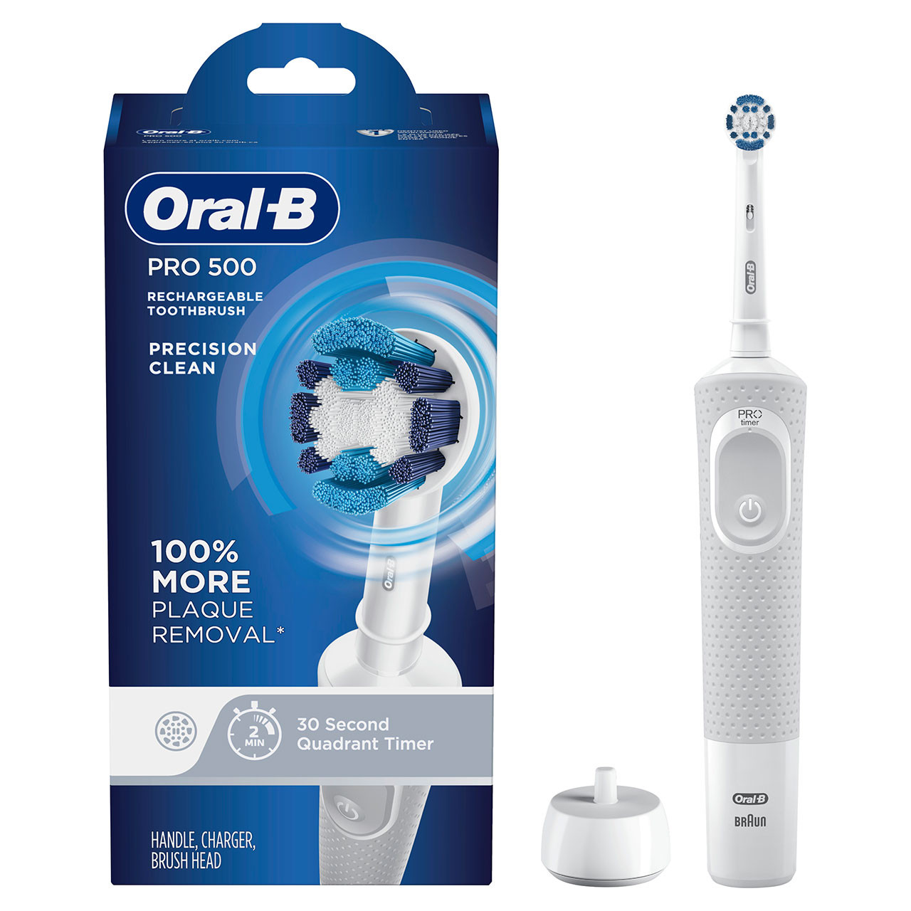 Oral-B Pro 500 Series Pro sorozat Fehér Szürke | HU_OB27357