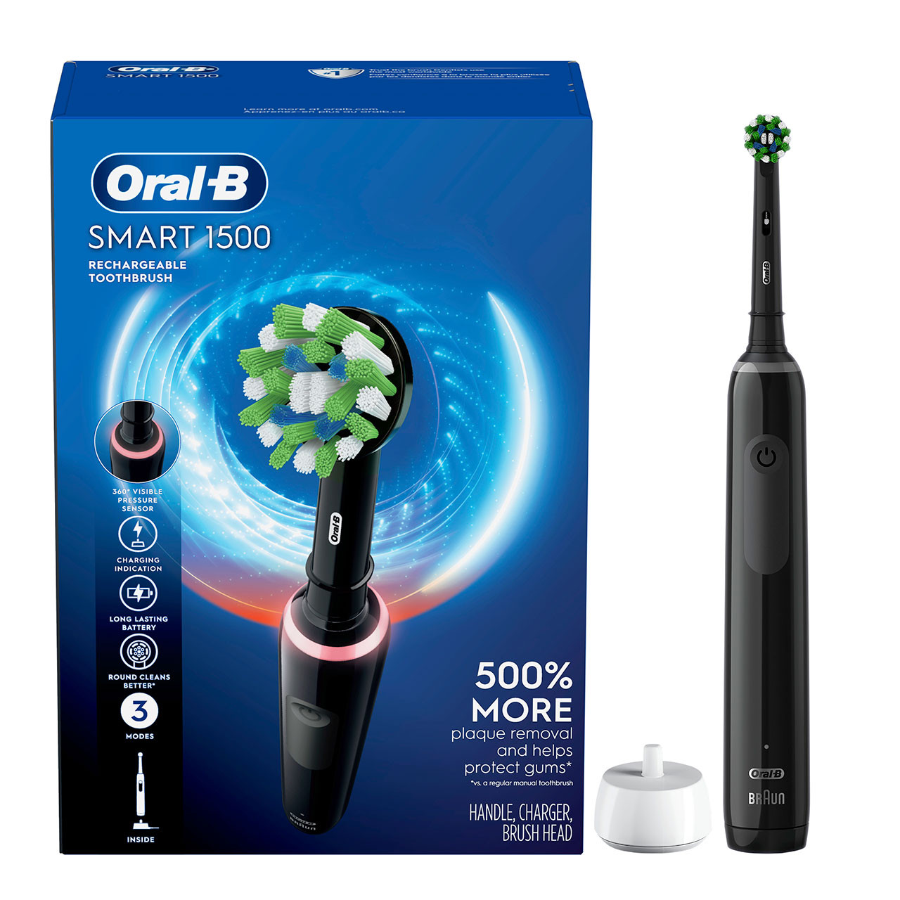 Oral-B Smart 1500 Intelligens sorozat Fekete | HU_OB21373