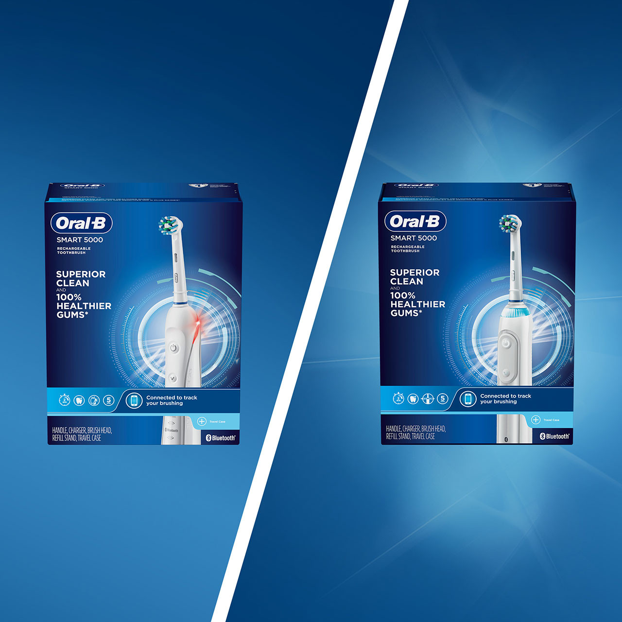 Oral-B Smart 5000 with Bluetooth Intelligens sorozat Fehér | HU_OB42470