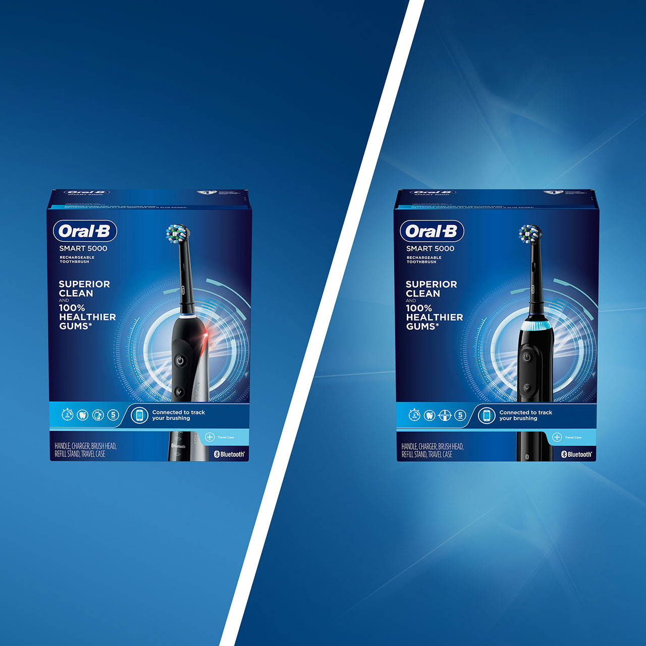 Oral-B Smart 5000 with Bluetooth Intelligens sorozat Fekete | HU_OB29952