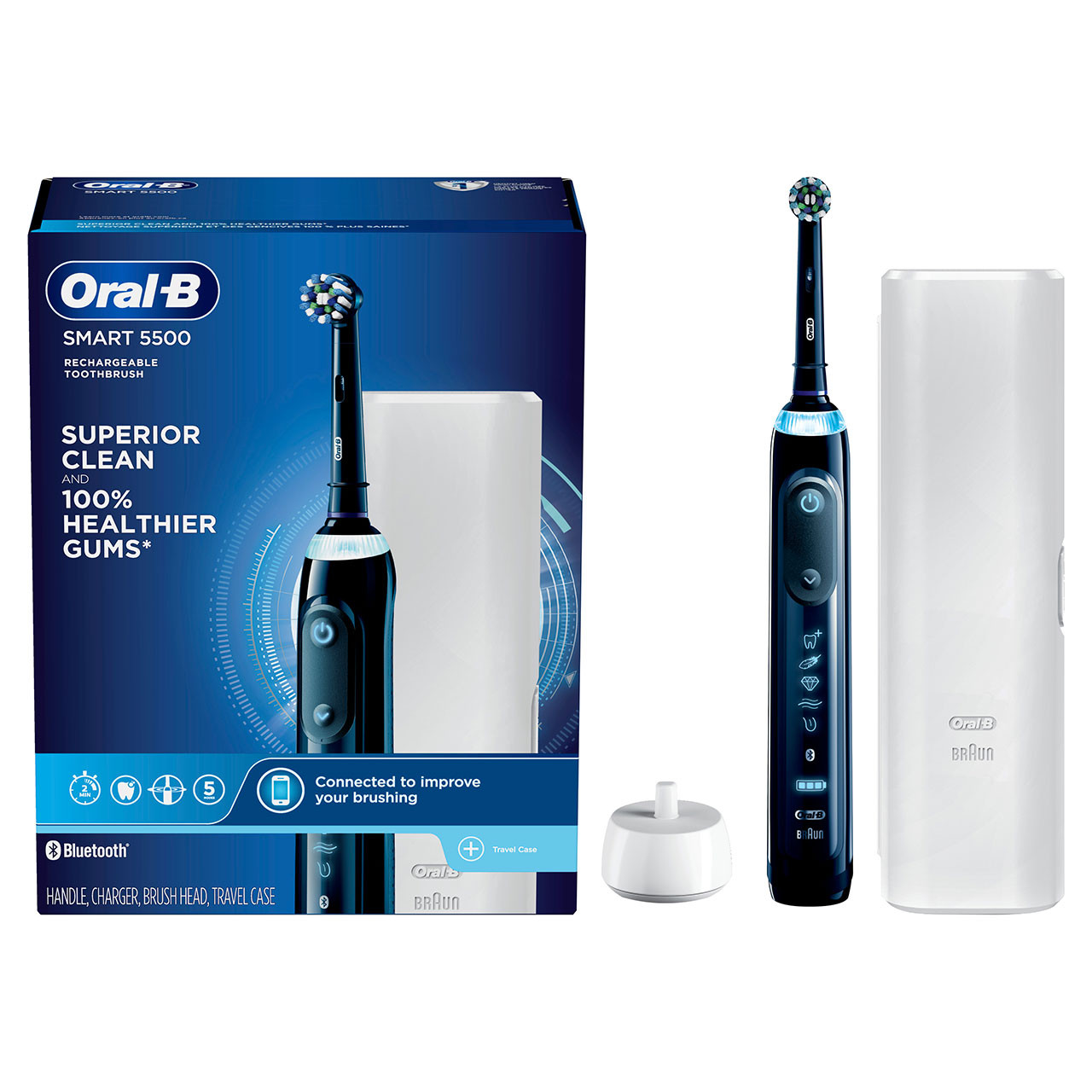 Oral-B Smart 5500 with Bluetooth Intelligens sorozat Kék | HU_OB48580