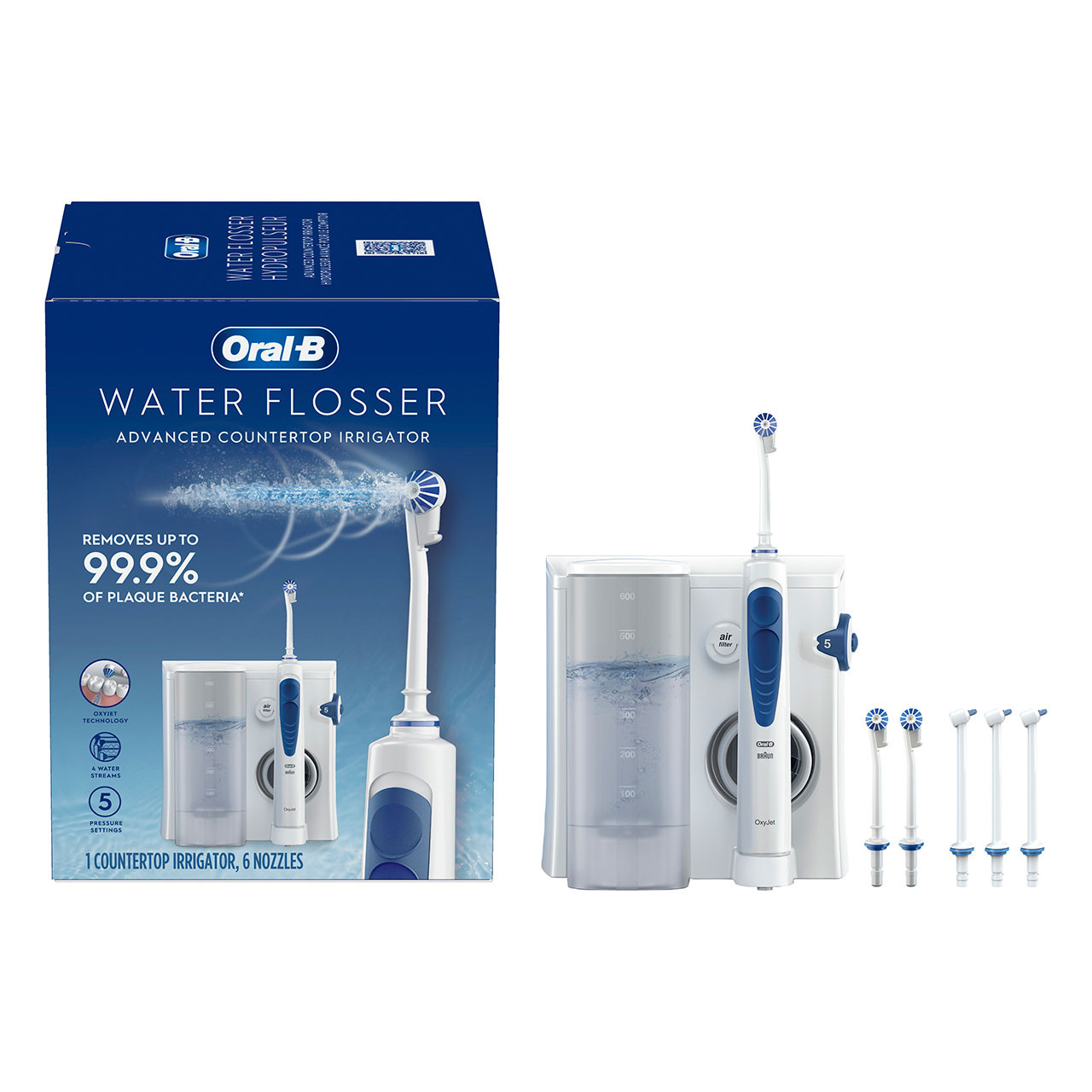 Oral-B Water Flosser Advanced Countertop Irrigator Kiegészítők Fehér | HU_OB14818