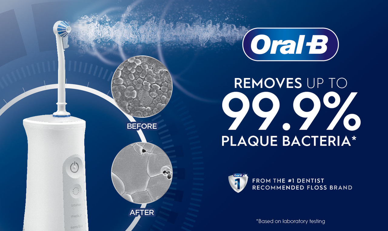 Oral-B Water Flosser Advanced, Portable Oral Irrigator Handle Kiegészítők Fehér | HU_OB84425