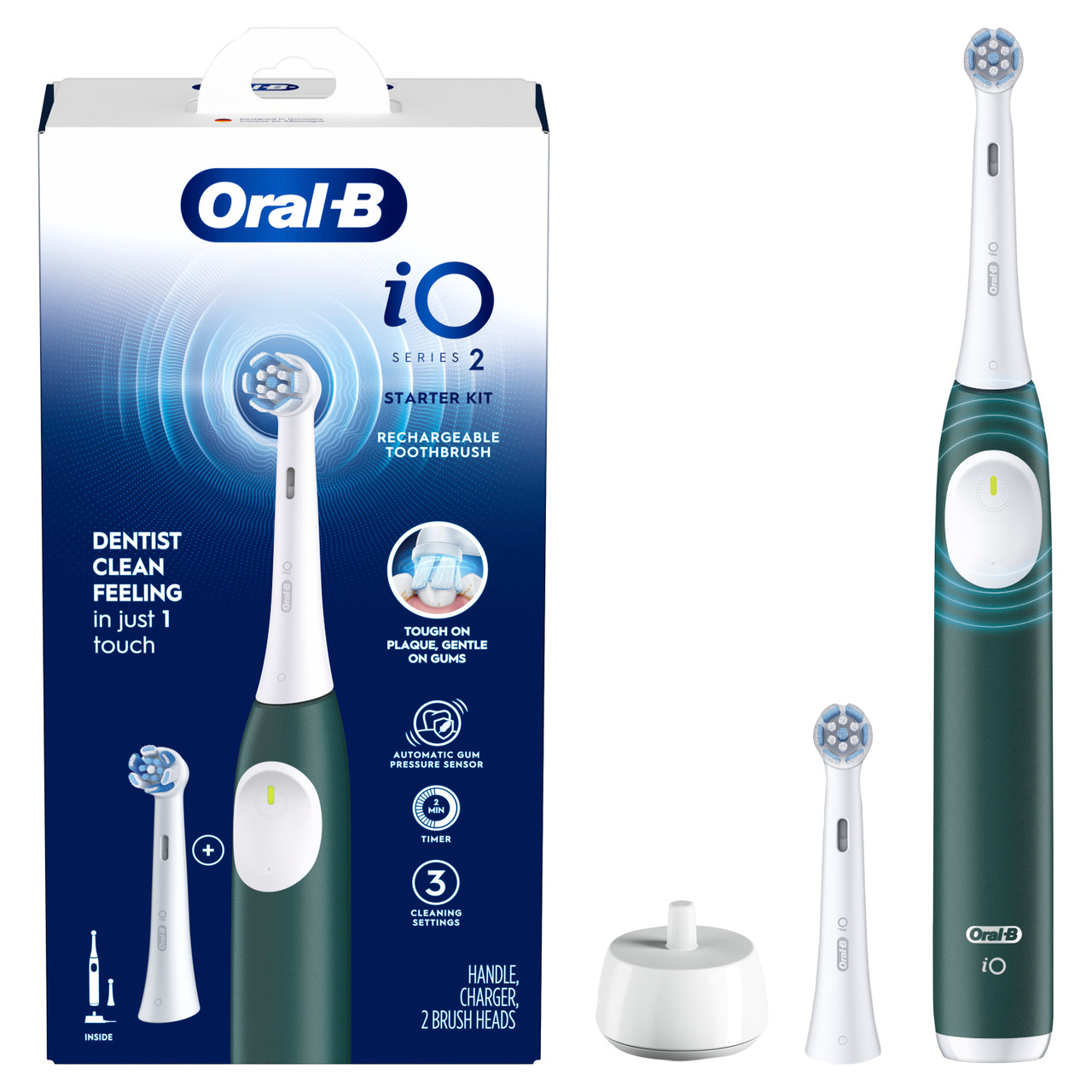 Oral-B iO Series 2 Rechargeable iO sorozat Zöld | HU_OB16120