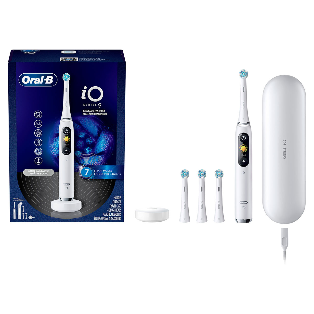 Oral-B iO Series 9 Rechargeable iO sorozat Fehér | HU_OB74102