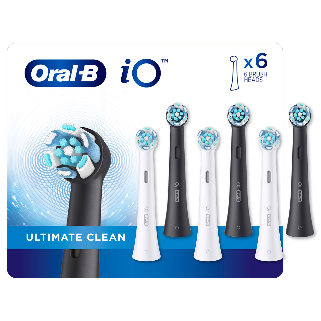 Oral-B iO Ultimate Clean iO kefefejek Fehér Fekete | HU_OB29819