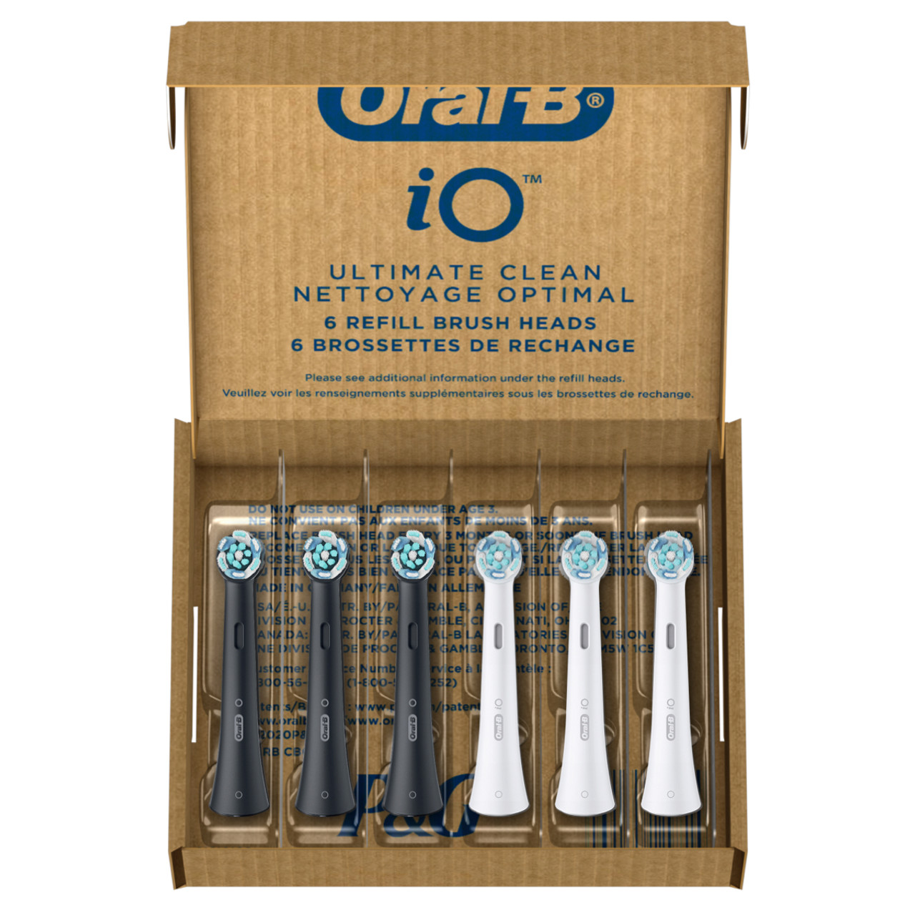 Oral-B iO Ultimate Clean iO kefefejek Fehér Fekete | HU_OB29819